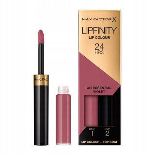 Max Factor Lipfinity Lip Colour dwufazowa pomadka w płynie o długotrwałym efekcie 310 Essential Violet