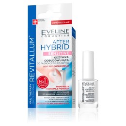 Eveline Cosmetics Nail Therapy Professional Revitallum After Hybrid Sensitive odżywka odbudowująca do paznokci wrażliwych 12ml
