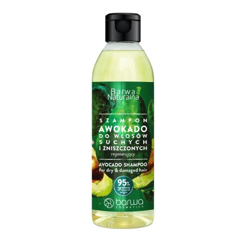Naturalna regenerujący szampon do włosów Awokado 300ml Barwa