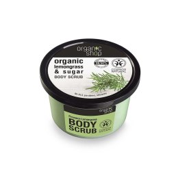 Organic Shop Organic Lemongrass & Sugar Body Scrub peeling do ciała o zapachu trawy cytrynowej 250ml