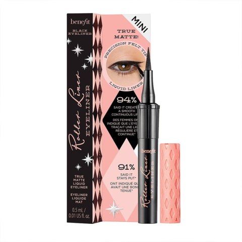 Benefit Roller Liner Matte Liquid Eyeliner Travel Size mini matowy eyeliner w pisaku Black 0.5ml