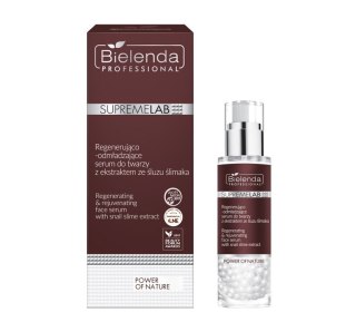 SupremeLab Power Of Nature regenerująco-odmładzające serum do twarzy z ekstraktem ze śluzu ślimaka 30g