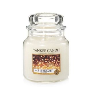 Yankee Candle Świeca zapachowa mały słój All Is Bright 104g