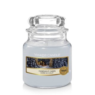 Yankee Candle Świeca zapachowa mały słój Candlelit Cabin 104g