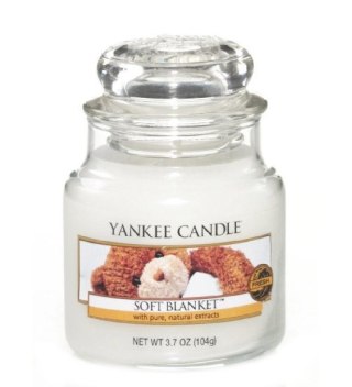 Yankee Candle Świeca zapachowa mały słój Soft Blanket 104g