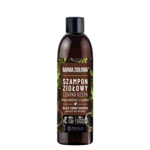 Barwa Szampon ziołowy do włosów osłabionych i z łupieżem Czarna Rzepa 250ml Barwa Szampon ziołowy do włosów osłabionych i z łupieżem Czarna Rzepa 250ml