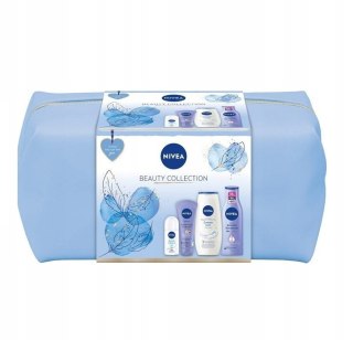 Nivea Beauty Collection zestaw Creme Soft żel pod prysznic 250ml + wygładzający krem do rąk 100ml + Fresh Natural antyperspirant roll-