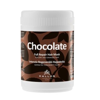 Kallos Chocolate Full Repair Hair Mask intensywnie regenerująca maska do włosów suchych i zniszczonych 1000ml