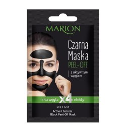 Detox Peel-Off Mask czarna maska z aktywnym węglem 6g Marion