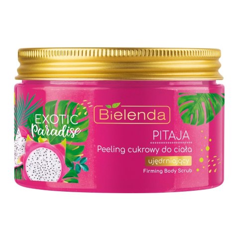 Bielenda Exotic Paradise ujędrniający peeling cukrowy do ciała Pitaja 350ml