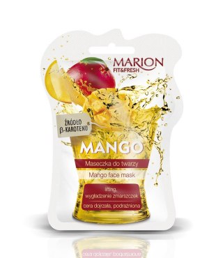 Marion Fit&Fresh Face Mask maseczka do twarzy lifting i wygładzenie zmarszczek Mango 7.5ml