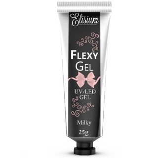 Elisium Flexy Gel żel do przedłużania paznokci Milky 25g