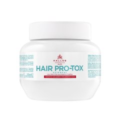 Hair Pro-Tox Hair Mask maska do włosów z keratyną kolagenem i kwasem hialuronowym 275ml Kallos