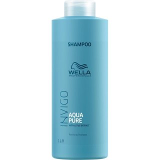 Wella Professionals Invigo Aqua Pure Purifying Shampoo oczyszczający szampon do włosów z ekstraktem z lotosu 1000ml