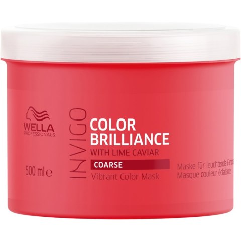 Wella Professionals Invigo Color Brilliance Vibrant Color Mask Coarse maska do włosów grubych uwydatniająca kolor 500ml