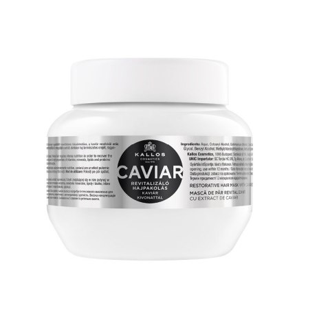Kallos KJMN Caviar Restorative Hair Mask rewitalizująca maska do włosów z ekstraktem z kawioru 275ml Kallos KJMN Caviar Restorative Hair Mask rewitalizująca maska do włosów z ekstraktem z kawioru 275ml
