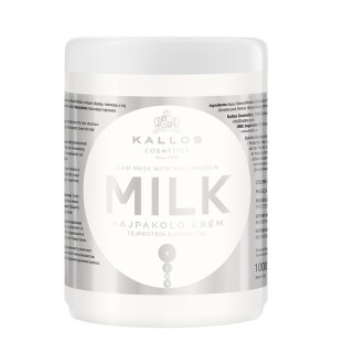 Kallos KJMN Milk Hair Mask maska do włosów z proteinami mlecznymi 1000ml