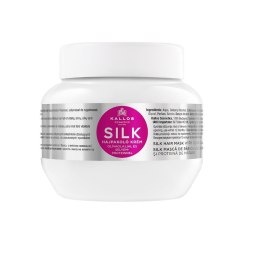KJMN Silk Hair Mask maska do włosów z oliwą z oliwek i proteinami jedwabiu 275ml Kallos