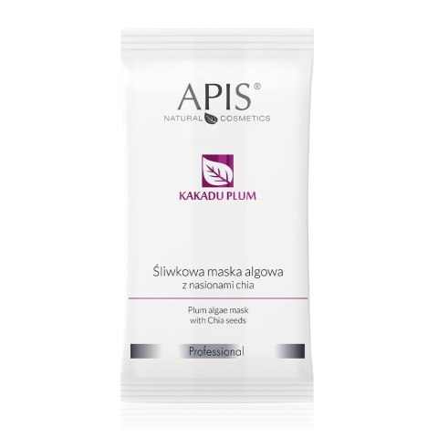 APIS Kakadu Plum śliwkowa maska algowa z nasionami chia 20g