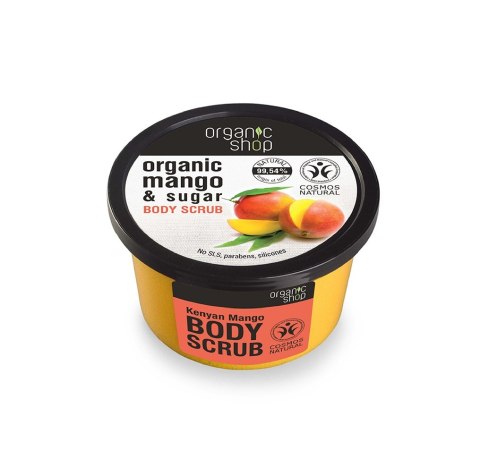 Organic Shop Kenyan Mango Body Scrub regenerujący peeling do ciała Mango & Sugar 250ml