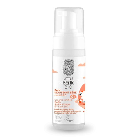 Natura Siberica Little Siberica organiczna pianka do mycia dla dzieci z hydrolatem z maliny arktycznej 0+ 160ml Natura Siberica Little Siberica organiczna pianka do mycia dla dzieci z hydrolatem z maliny arktycznej 0+ 160ml