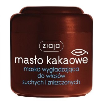 Ziaja Masło Kakaowe maska wygładzająca do włosów suchych i zniszczonych 200ml