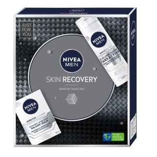 Nivea Men Skin Recovery zestaw pianka do golenia 200ml + balsam po goleniu 100ml