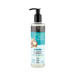 Organic Shop Natural Nourishing Shampoo naturalny szampon do włosów Argan & Amla 280ml