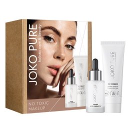 Joko Pure Holistic Care & Beauty zestaw baza pod makijaż z prebiotykiem 10ml + nawilżający krem CC do twarzy 30ml