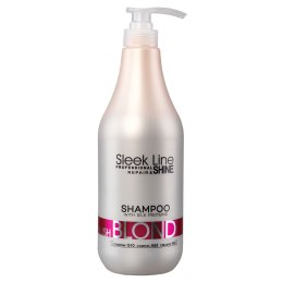 Sleek Line Blush Blond Shampoo szampon do włosów blond z jedwabiem 1000ml Stapiz