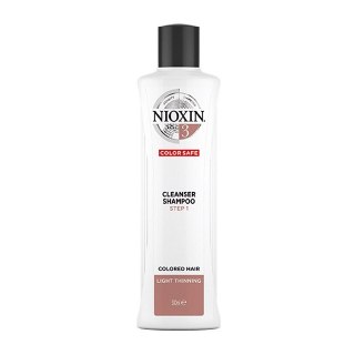 NIOXIN System 3 Cleanser Shampoo oczyszczający szampon do włosów farbowanych lekko przerzedzonych 300ml