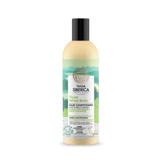 Natura Siberica Taiga Siberica Tuva White Birch wegańska odżywka do włosów z białą brzozą Intensywne Odświeżenie i Pogrubienie Włosów 270ml