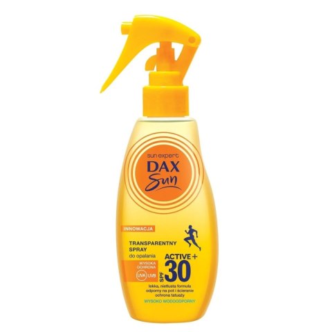 Transparentny spray do opalania Active+ SPF30 200ml Dax Sun