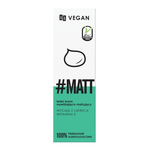 Vegan lekki krem nawilżająco-matujący 40ml AA