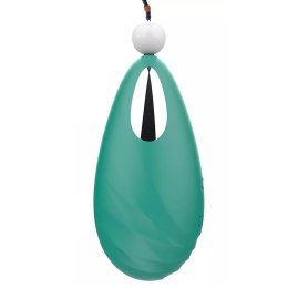 Beryl dyskretny wibrator w kształcie naszyjnika z 9 trybami wibracji Green S-HANDE
