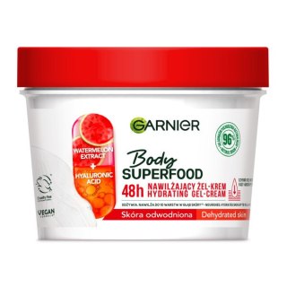 Garnier Body Superfood Watermelon nawilżający żel-krem z ekstraktem z arbuza i kwasem hialuronowym 380ml