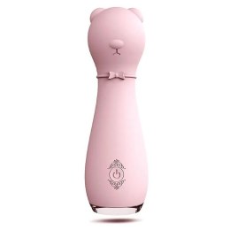 Bonnie wibrator podświetlany w kształcie kota z 9 trybami wibracji Light Pink S-HANDE