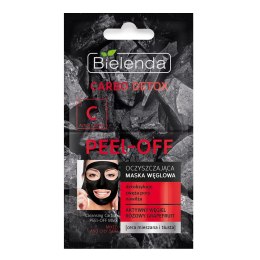 Bielenda Carbo Detox Peel-Off oczyszczająca maska węglowa 2x6g