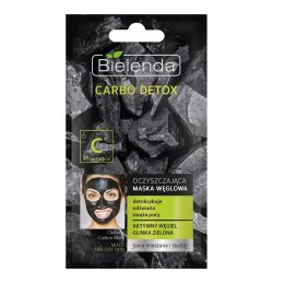 Bielenda Carbo Detox oczyszczająca maska węglowa dla cery mieszanej i tłustej 8g