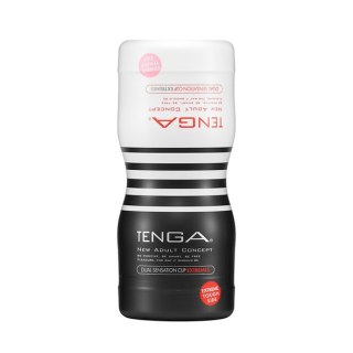 TENGA Dual Sensation Cup jednorazowy masturbator z dwoma otworami Extremes