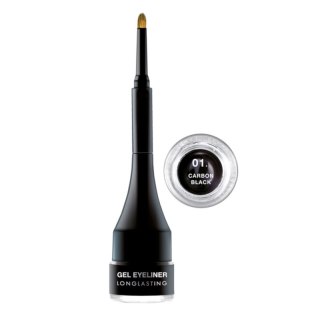 Pierre Rene Gel Eyeliner Longlasting 24h Waterproof wodoodporny eyeliner 01 Carbon Black 2.5ml