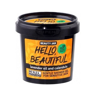 BEAUTY JAR Hello Beautiful delikatny żel pod prysznic do skóry wrażliwej z lawendą i nagietkiem 150g