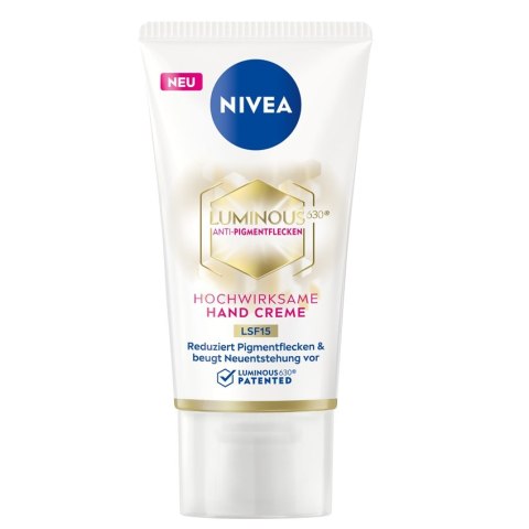 Nivea Luminous630® krem do rąk przeciw przebarwieniom 50ml