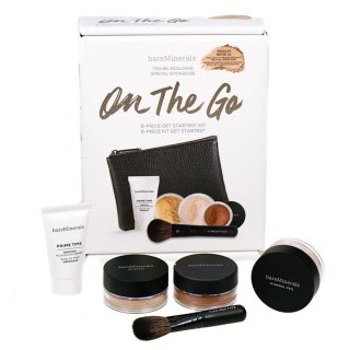 BareMinerals On The Go zestaw Prime Time Orginal Fundation Primer 15ml + Original Foundation 2g + Mineral Veil Finishing Powder 2g + Warmth A