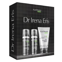 Dr Irena Eris Platinum Men zestaw nawilżający balsam po goleniu na dzień 50ml + krem regenerujący do twarzy na dzień i noc 50ml + szampon zagę