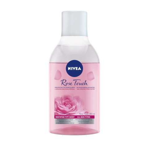 Rose Touch micelarny płyn dwufazowy z organiczną wodą różaną 400ml Nivea
