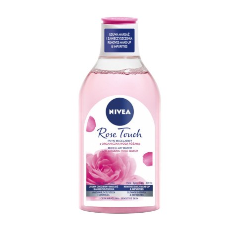 Rose Touch płyn micelarny z organiczną wodą różaną 400ml