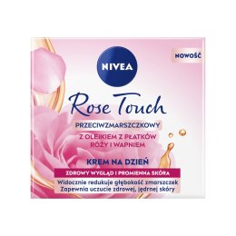 Nivea Rose Touch przeciwzmarszczkowy krem na dzień z olejkiem z płatków róży i wapniem 50ml