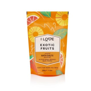 I Love Scented Bath Salts kojąco-relaksująca sól do kąpieli Exotic Fruits 500g