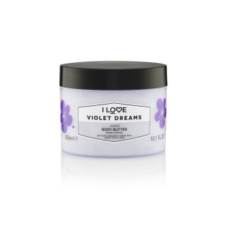 Scented Body Butter nawilżające masło do ciała Violet Dreams 300ml I Love